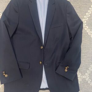 Tommy Hilfiger Navy Blue Blazer with Gold Buttons boys size 14
